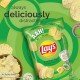 Lay's Potato Chips 50g/52g, American Style Cream & Onion Flavour, Crunchy Chips & Snacks (weight may vary)