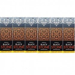 Darshan Incense - Black Stone Incense Sticks Agarbatti 170g Box Pack of 6 (1020g)