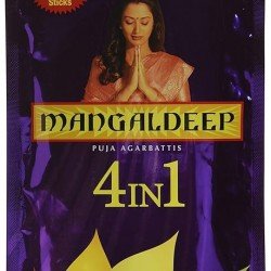 Mangaldeep 4 in 1 Agarbatti Ziplock - 120 Sticks