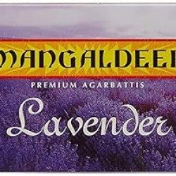 Mangaldeep Premium Agarbattis - Lavender, 84 Pieces Carton