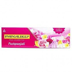 Mangaldeep Pushpanjali Incense Sticks, Flowers of Devotion, 80 Sticks