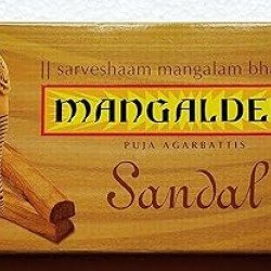 Mangaldeep Sandal Agarbatti - Pack of 84 /72Sticks