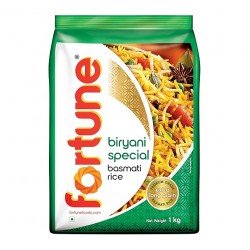 Fortune Biryani Special Basmati Rice, Extra long grain basmati rice, 1 KG