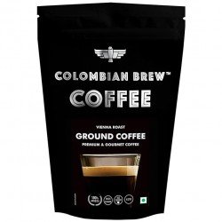 Colombian Brew Premium Arabica Ground Coffee, Vienna Roast, 250g