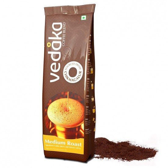 Amazon Brand - Vedaka roast and ground coffee powder, 500g (80:20)