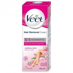 Veet Silk & Fresh Hair Removal Cream for women, Normal Skin - 25 g