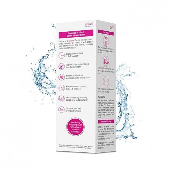 i-feel Intimate Wash Women | Feminine Wash Women | Gentle Sensitive Cleanser | Helps maintain Vaginal pH balance | Pack of 2 x 100 ml