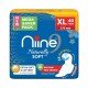 NIINE Naturally Soft XL Sanitary Pads (Pack of 1) 40 Pads Extra Soft and Cottony