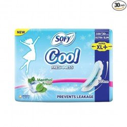 Sofy Cool freshness Extra Long Sanitary Pads, Pack of 30