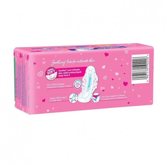 Whisper Ultra Skinlove Soft Sanitary Pads for Women|30 thin Pads|XL|Cottony soft|our #1 Softness|Soft top sheet|Irritation free |28.4 cm Long|With disposable wrap