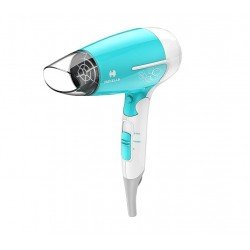 Havells HD3151 1200 Watts Foldable Hair Dryer; 3 Heat (Hot/Cool/Warm) Settings including Cool Shot button; Heat Balance Technology (Turquoise)