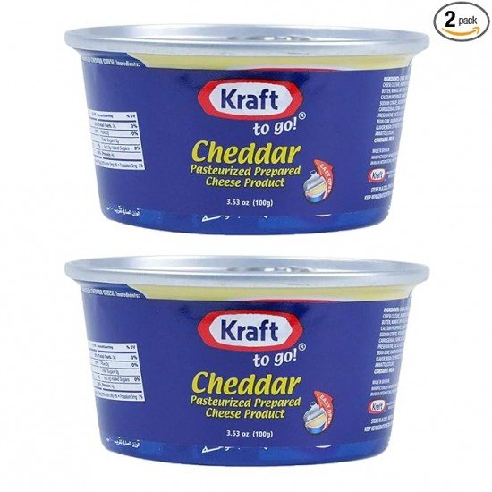 Kraft Cheddar Cheese, 2 x 190 g