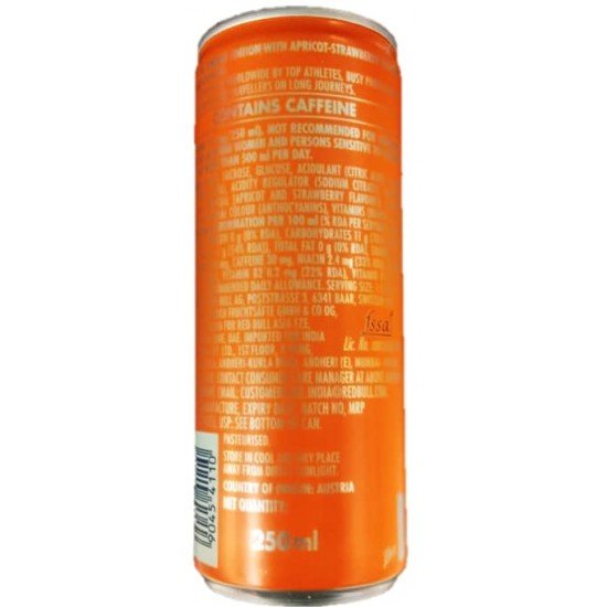 Red Bull The Summer Edition Apricot-Strawberry Flavour Energy Drink 250ml (Pack of 4) Unique