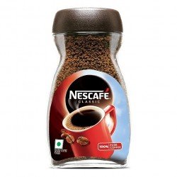 NESCAFE Classic Instant Coffee Powder, 45 g Jar | Instant Coffee Made with Robusta Beans | Roasted Coffee Beans | 100% Pure Coffee (Weight May Vary Upwards)