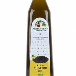 Annapurna Lakdi Ghana Mustard Oil (1000ml)