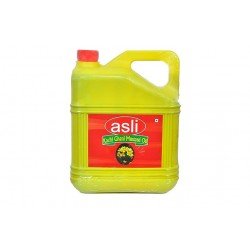 Asli Kachi Ghani Mustard Oil- 5 LTR