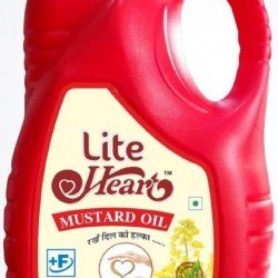 Lite Heart Premium Mustard Oil Every Drop Pure 5 Litre Jar