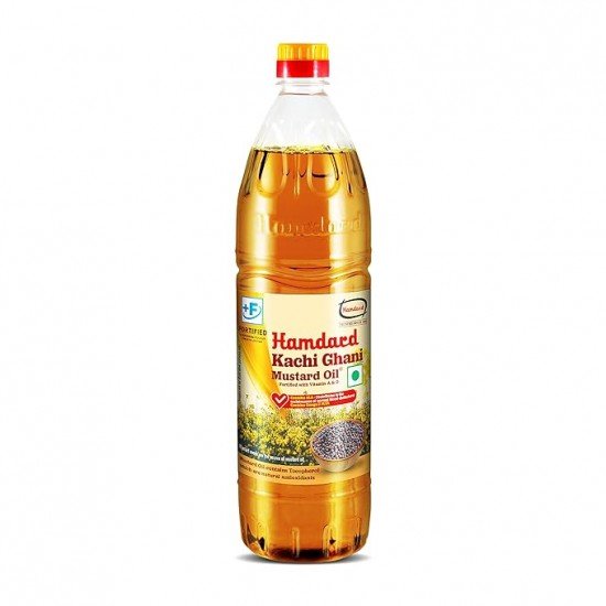 HAMDARD KACHI GHANI MUSTARD OIL PET 1 LT