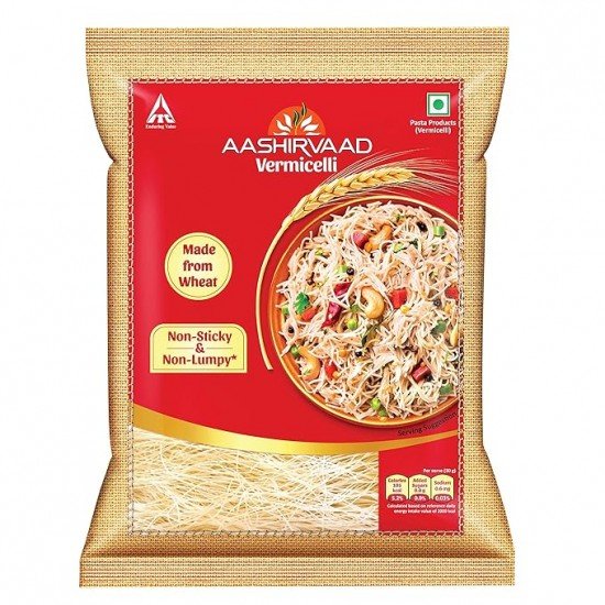 Aashirvaad Vermicelli 850g, cream color