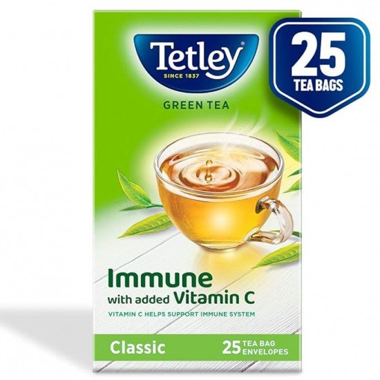 Tetley Green Tea, Pure Original, (Classic) 25 Tea Bags