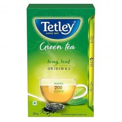 Tetley Long Leaf Green Tea, 250 Grams, Vegetarian