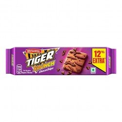 Britannia Tiger Krunch Chocochips Cookies, 63gm