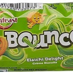 Sunfeast Bounce Delight Cream Biscuits, Elaichi, 41g