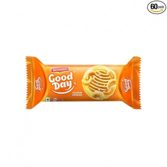 Britannia Good Day Cashew Cookies, 100g - Pack of 60