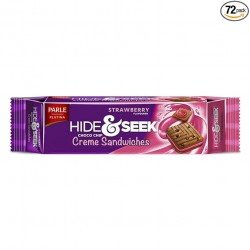 Parle Hide and Seek Biscuit, Fab Strawberry, 100g