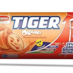 Britannia Tiger Orange Biscuits, 86 g