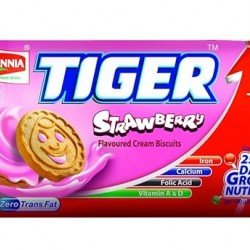 Britannia Tiger Creams - Strawberry, 50g Pouch