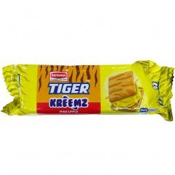 Britannia Tiger Sandwich Biscuits - Pineapple, 50g Pack