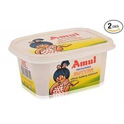 AMUL Butter 200 GM. (Pack of 2)