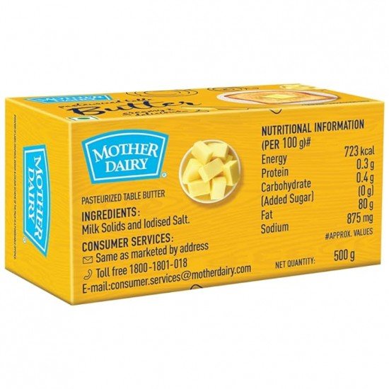 Mother Dairy Butter Pouch, 500 g