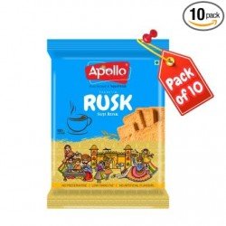 Apollo Premium Handmade Suji Rusk (Pack Of 10 * 70g)