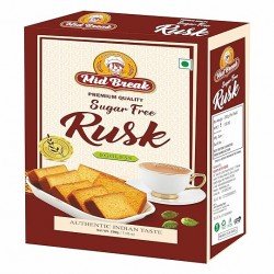 Midbreak - Sugar Free Rusk | Sugar Free Toast | Premium Handmade Rusk | Perfect Teatime Partner | 200 gms | Pack of 1