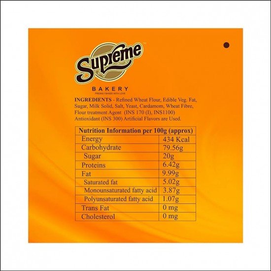 Supreme Bakery - Premium Supreme Rusk Pack of (4 x 150g)