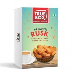 True Box All in One Breakfast Rusk Snacks | Rusk toast | Tea Rusk | - Long rusk - (200 GM)