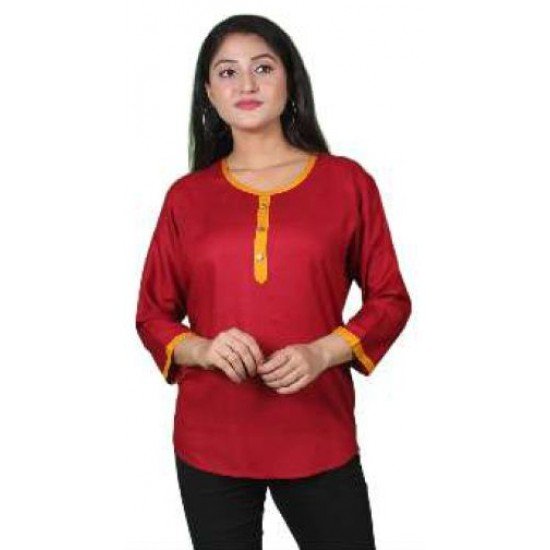 Women Regular Sleeves Oh Hasina Fashion Tops