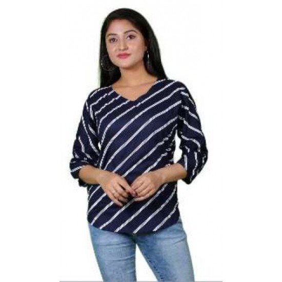 Women Tiny Tot Striped Tops