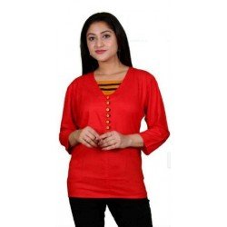 Women Caravan Fashion Plain Tops