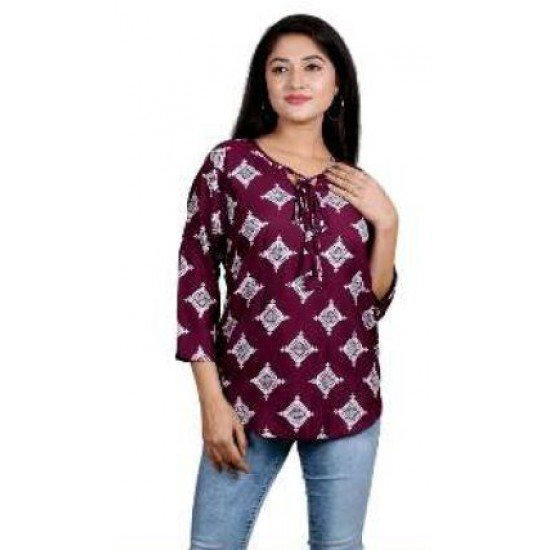 Women Caravan Fashion Printed Tops