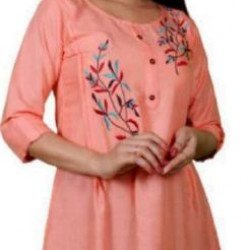 Women Orchid Embroidered Tops