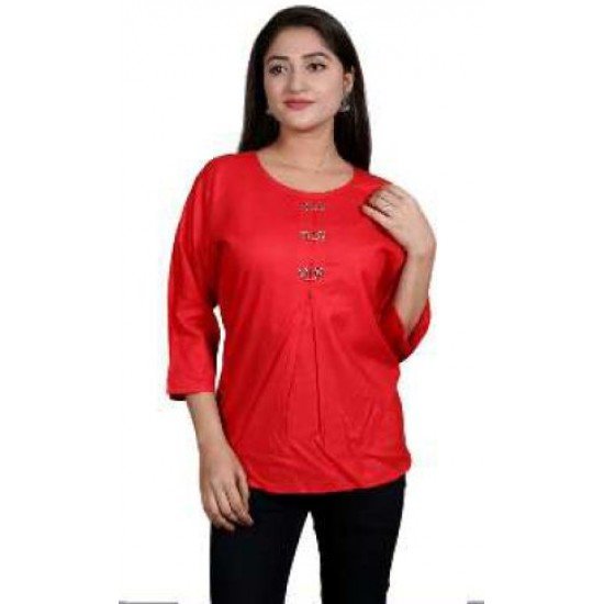 Women Challenger Fashion plain Tops