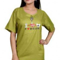 Women Happy Fashion Plain Tops