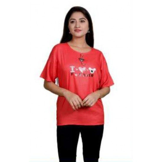 Women Happy Fashion Plain Tops