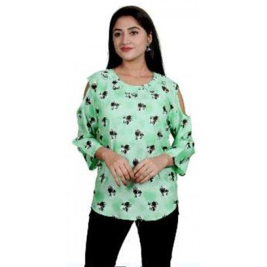 Women Meri Gold Fashion Printed tops