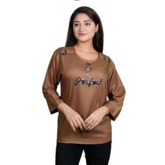 Women Perfect One Fashion Plain Tops