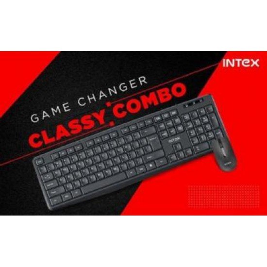 Intex Wired USB IT-KB332 Genie USB Keyboard & Mouse Combo