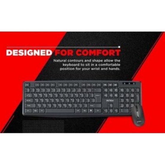 Intex Wired USB IT-KB332 Genie USB Keyboard & Mouse Combo